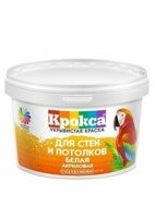 Краска КРОКСА КР-40 для стен и потолков/3 кг